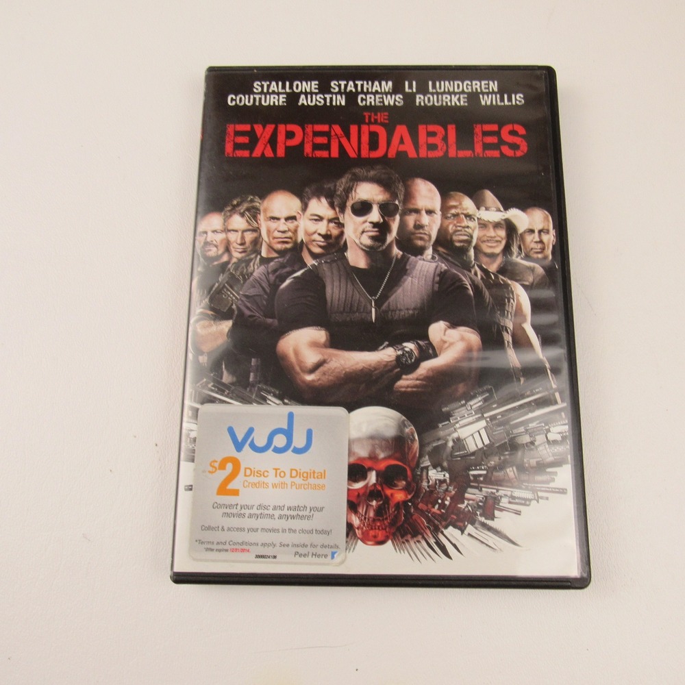 The Expendables DVD Stallone Statham Action Movie Lionsgate 2010‎